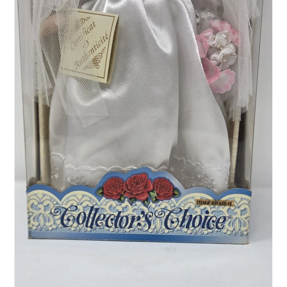 Collector's Choice Bisque Porcelain Bride Doll NIB COA Limited‎ Edition 1990s